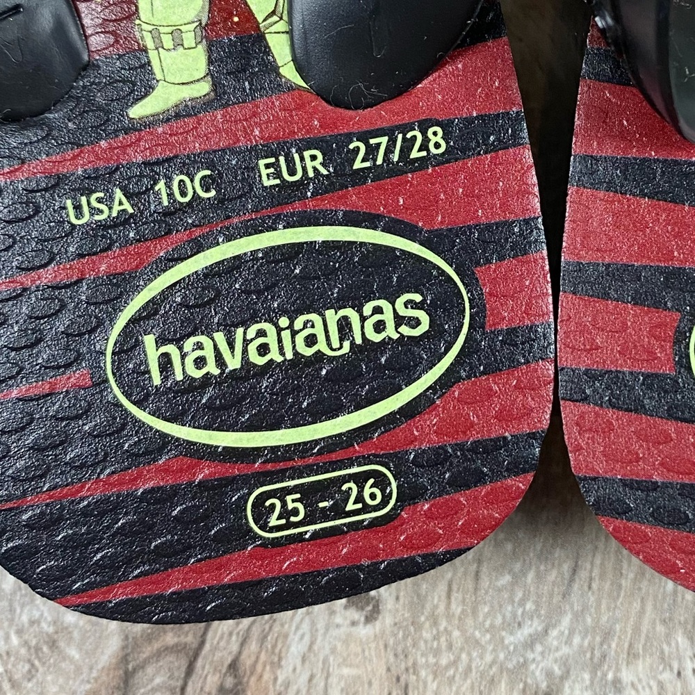 Havaianas Star Wars Flip Flop Size 10T | Stormtrooper Flip Flops Size 10T - Picture 10 of 15